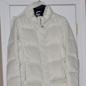 White Down COACH Coat XL